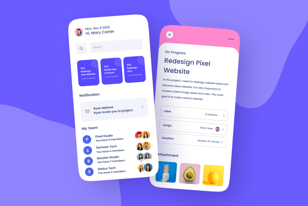 Hasil karya Task App belajar di BuildWithAngga