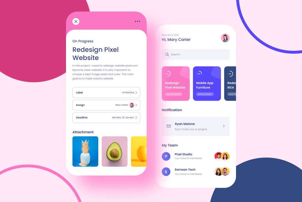 Hasil karya UX Gestalt Class Practice di BuildWithAngga