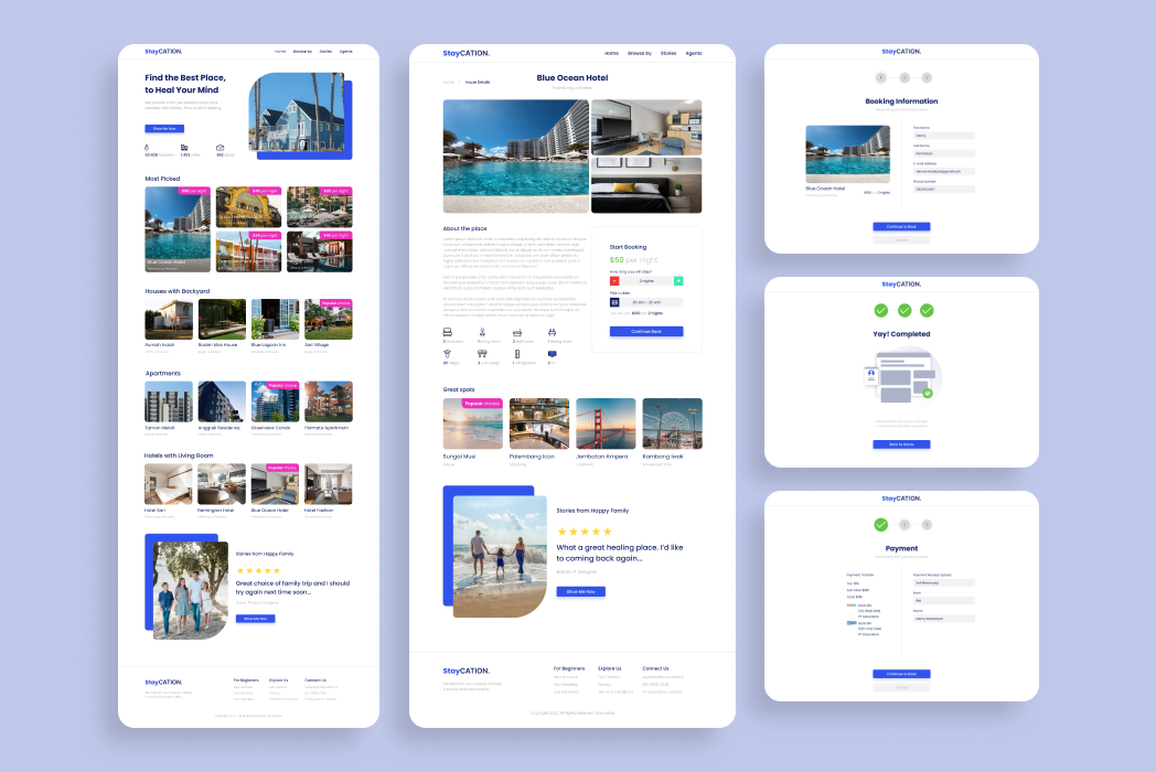 Hasil karya Staycation di BuildWithAngga