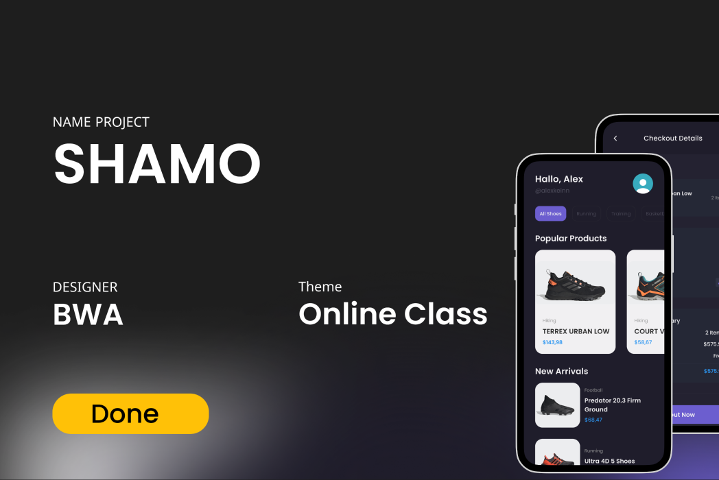 Hasil karya Fullstack Laravel Flutter Building E-Commerce di BuildWithAngga