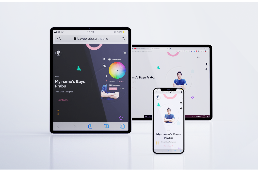 Hasil karya personal Website di BuildWithAngga