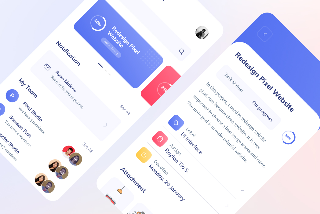 Hasil karya UX Gestalt Principle Task di BuildWithAngga