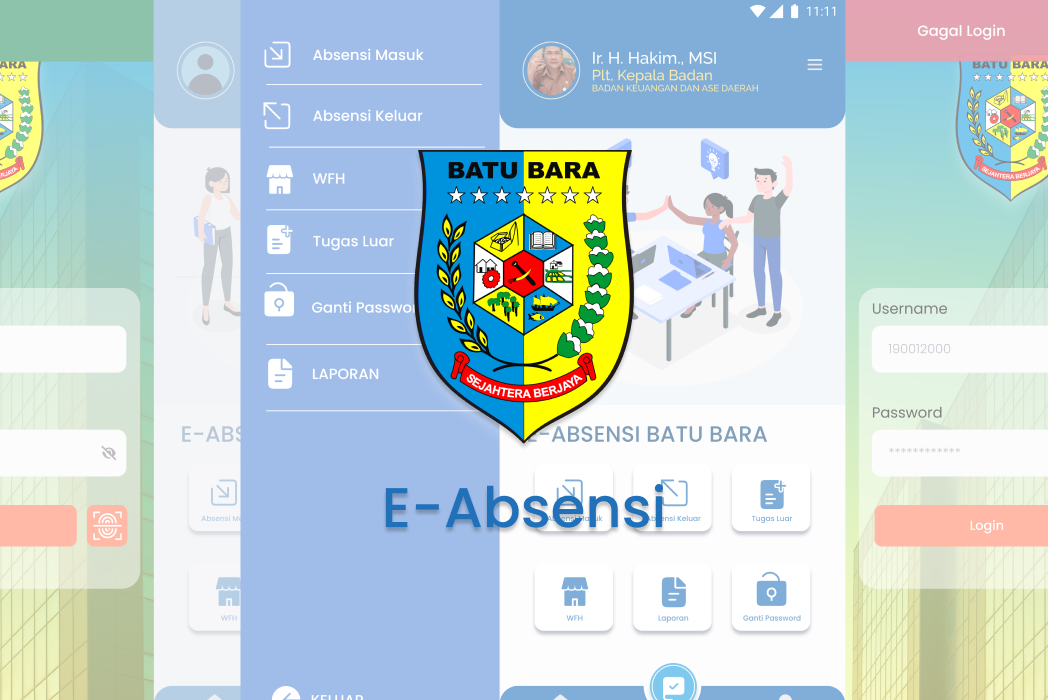 Hasil karya E-ABSENSI belajar di BuildWithAngga