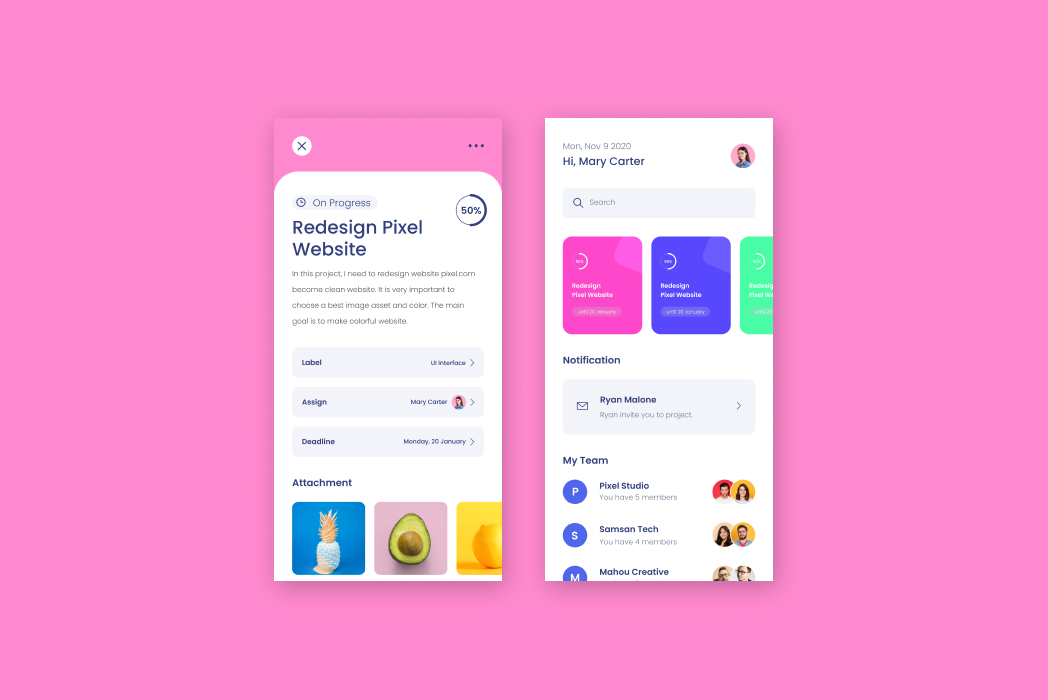 Hasil karya UX Gestalt di BuildWithAngga