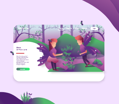 Hasil karya Landing page - Storytoon belajar di BuildWithAngga