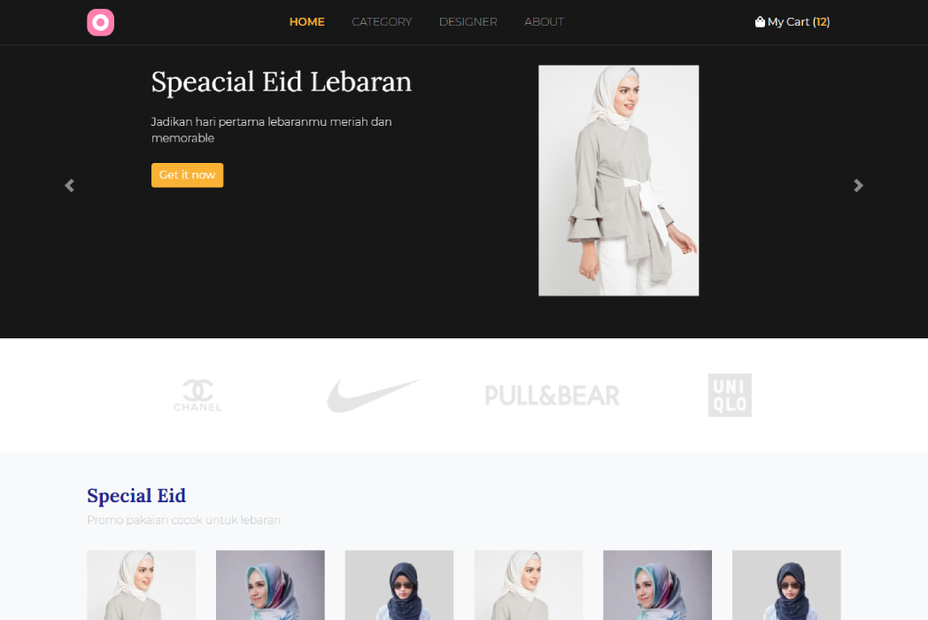 Hasil karya suki store di BuildWithAngga