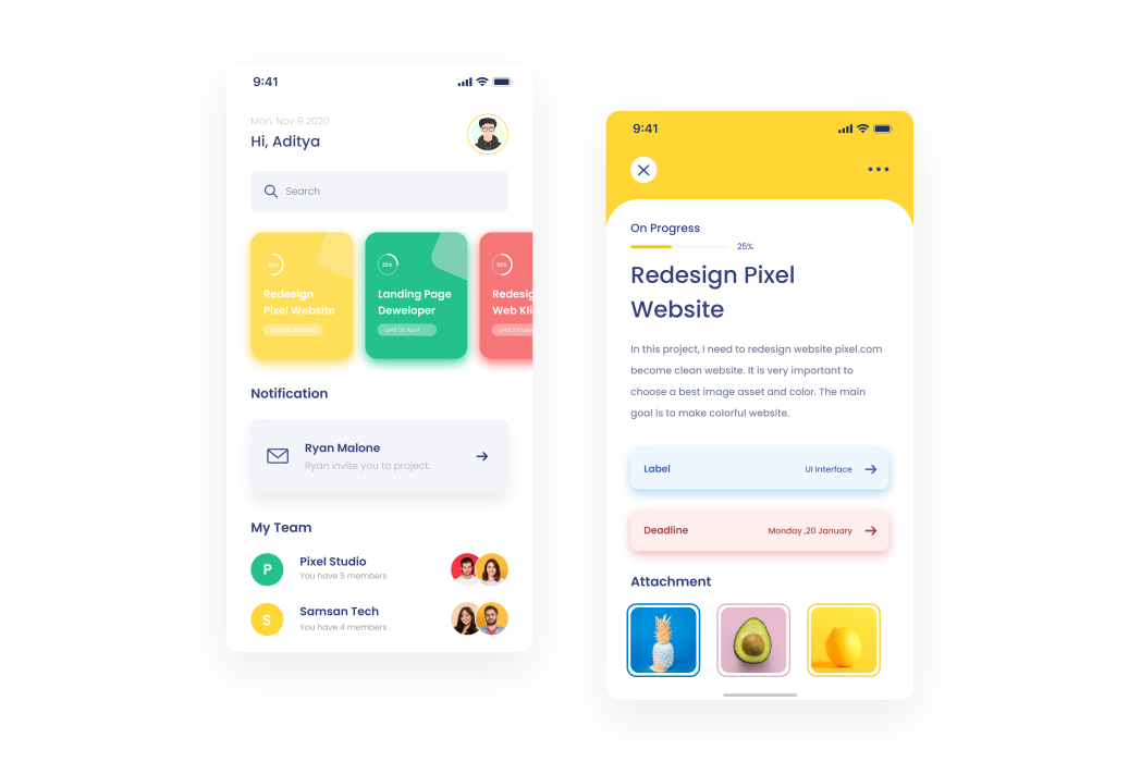 Hasil karya Redesign UX Gestalt di BuildWithAngga