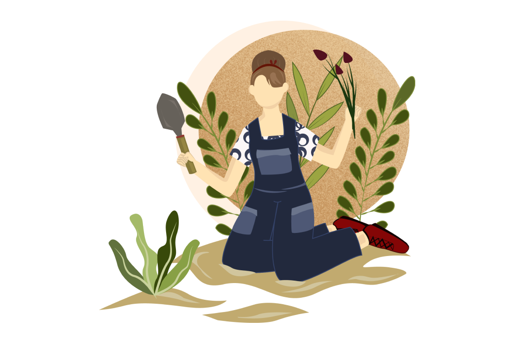 Hasil karya GARDENING ILLUSTRATION di BuildWithAngga