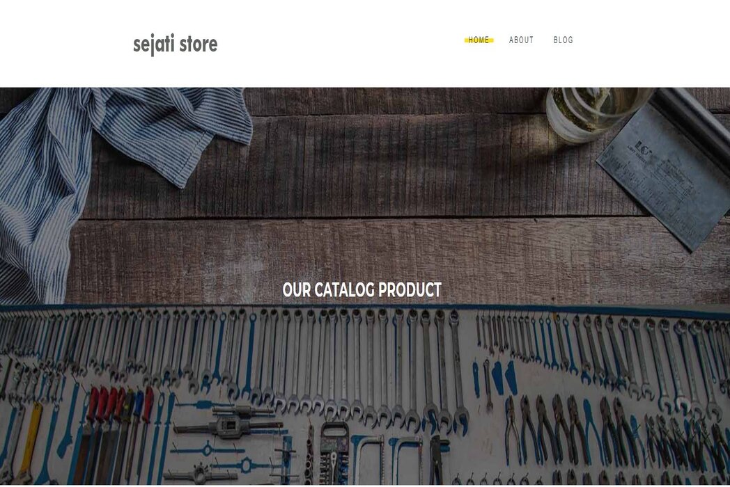 Hasil karya Catalog Product di BuildWithAngga