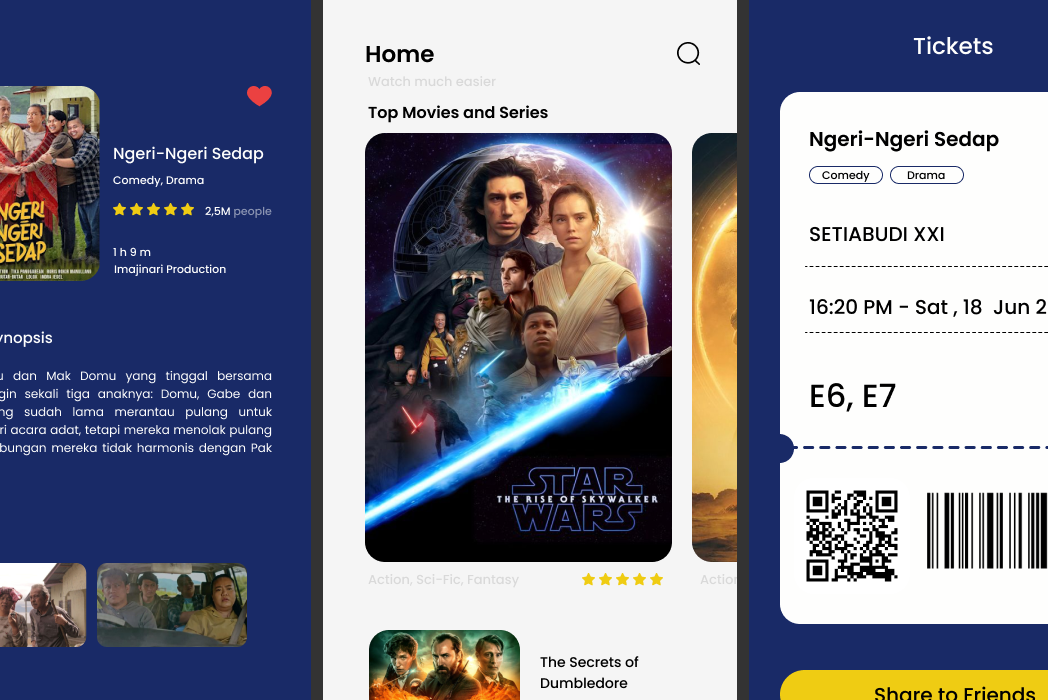 Hasil karya projek Mastering Figma: User-Interface Design Animation belajar design dan code di BuildWithAngga