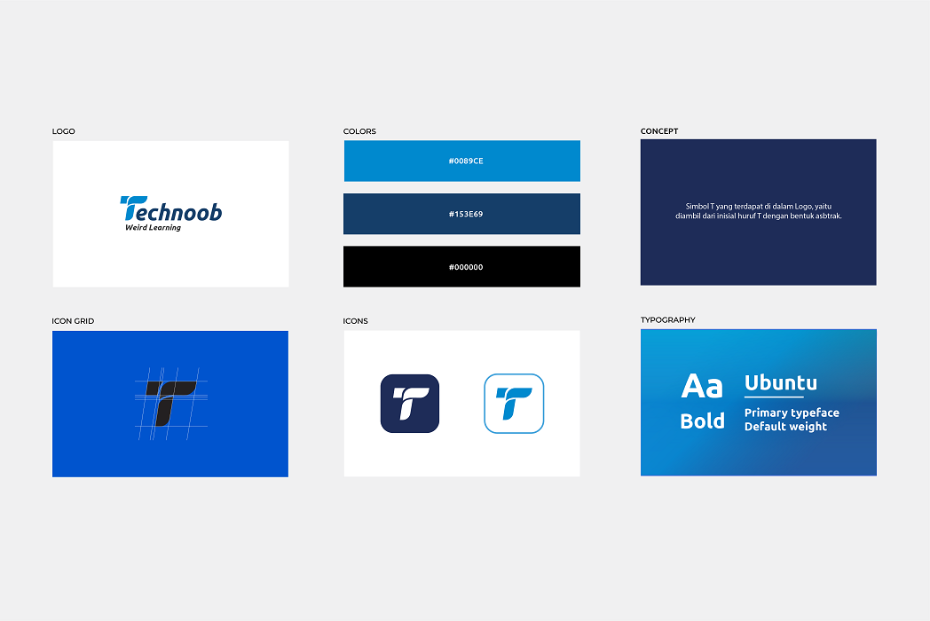 Hasil karya Logo Technoob di BuildWithAngga