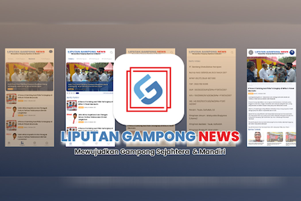 Hasil karya projek LIPUTAN GAMPONG NEWS belajar design dan code di BuildWithAngga