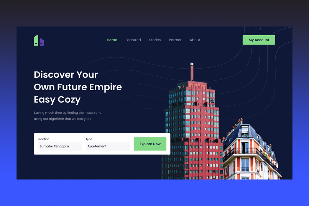 Hasil karya Bropertis Landing Page di BuildWithAngga