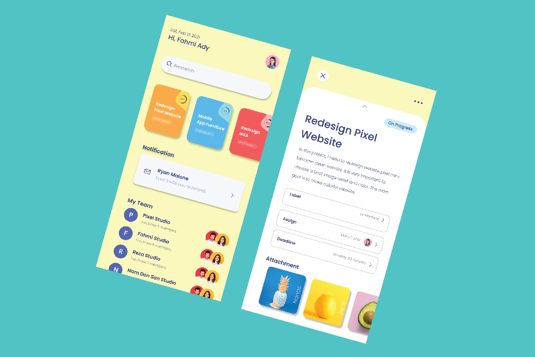 Hasil karya Project UI/UX Design: Gestalt Principle belajar di BuildWithAngga