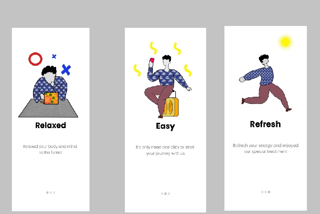 Hasil karya travel ilustration design belajar di BuildWithAngga