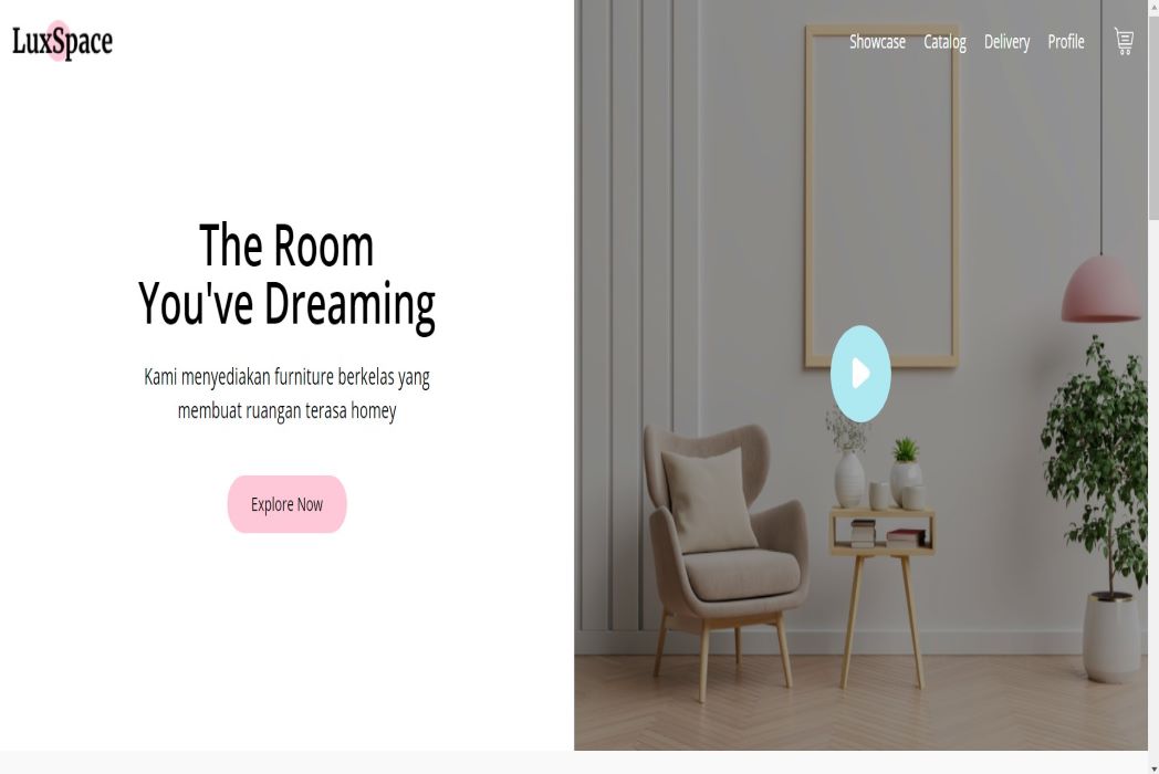 Hasil karya LuxSpace-pwa di BuildWithAngga