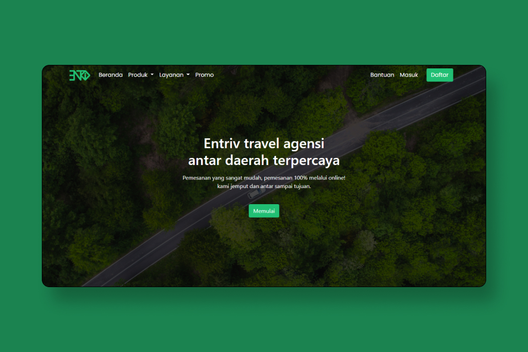 Hasil karya Entriv Project di BuildWithAngga