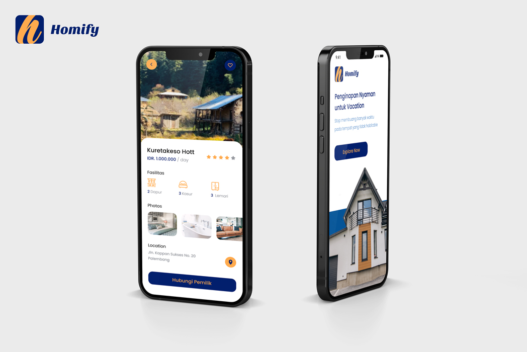 Hasil karya Homify Apps di BuildWithAngga