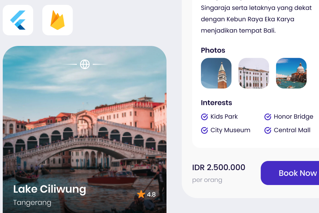 Hasil karya Mastering Flutter 2.0: Membangun Aplikasi Travel dan Pesawat di BuildWithAngga