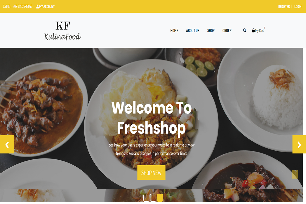 Hasil karya Kulinafood di BuildWithAngga