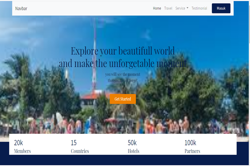 Hasil karya Travel-Nomads di BuildWithAngga
