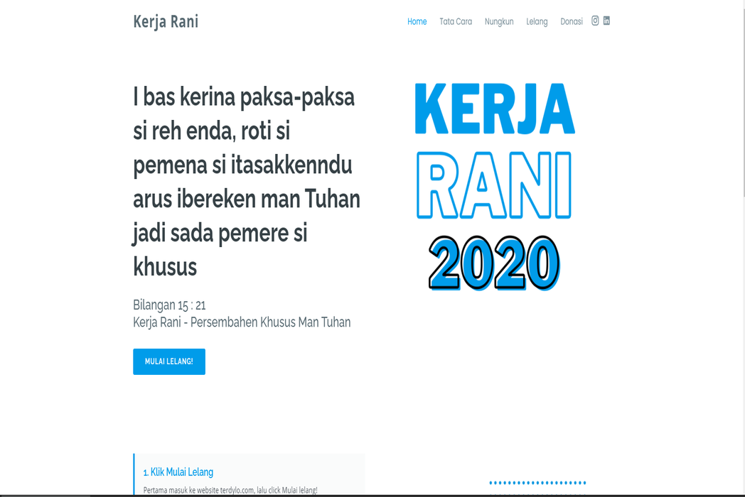 Hasil karya Bid Project di BuildWithAngga