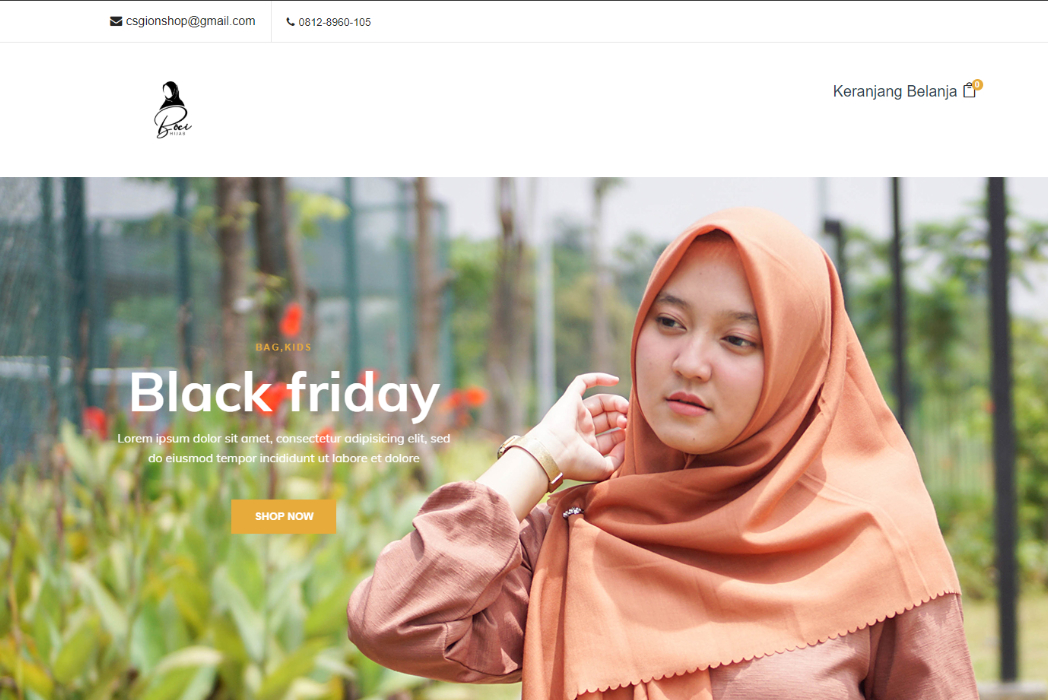 Hasil karya Shayna Hijab di BuildWithAngga