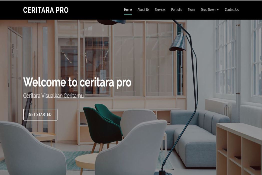 Hasil karya Ceritara Pro di BuildWithAngga