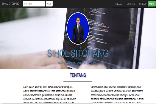 Hasil karya projek Belajar_Bootstrap_Portfolio belajar design dan code di BuildWithAngga