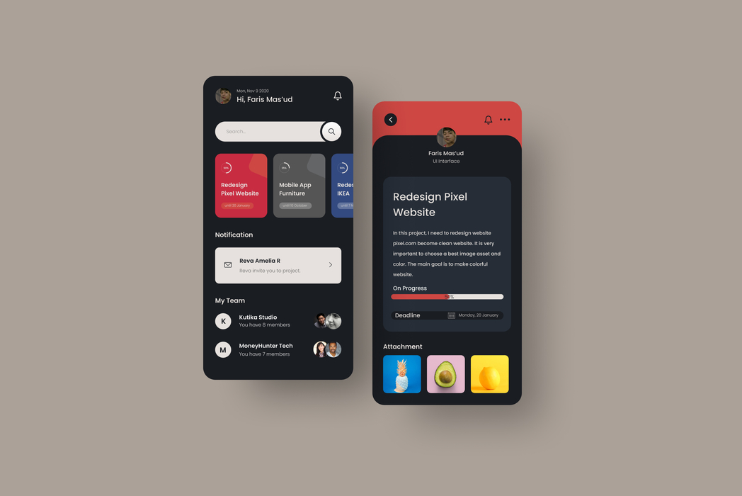 Hasil karya Gestalt Principle di BuildWithAngga