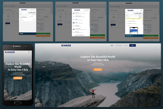 Hasil karya Nomads Midtrans di BuildWithAngga