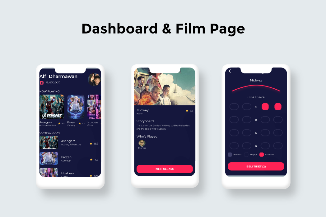 Hasil karya CINETIX belajar di BuildWithAngga
