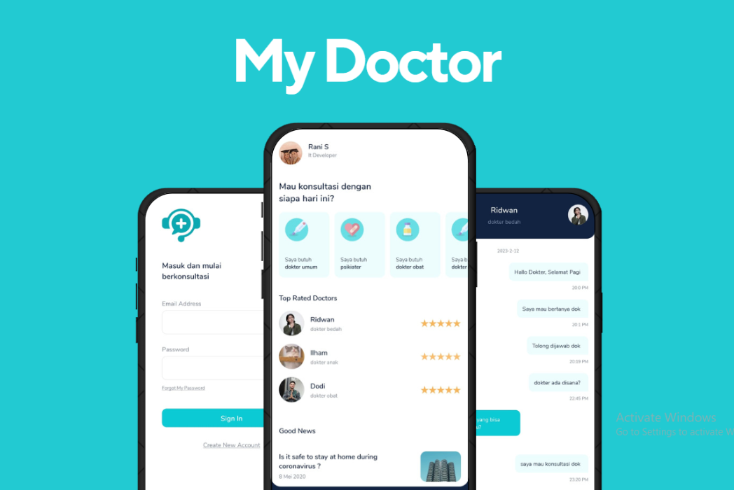 Hasil karya My Doctor belajar di BuildWithAngga