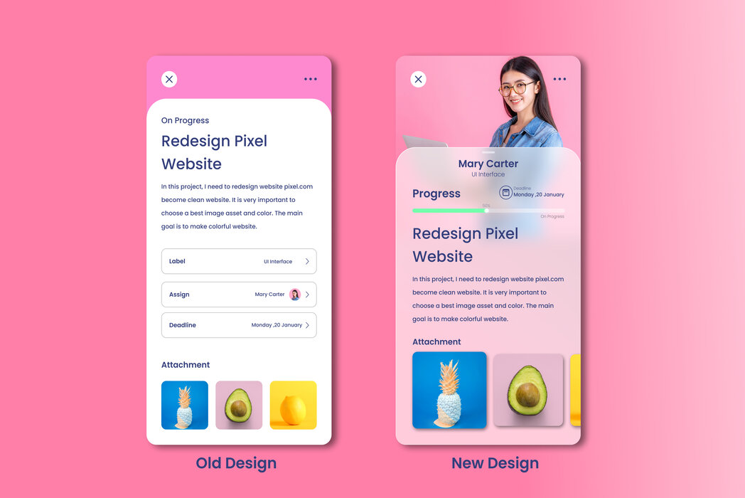 Hasil karya UX Design Gestalt di BuildWithAngga