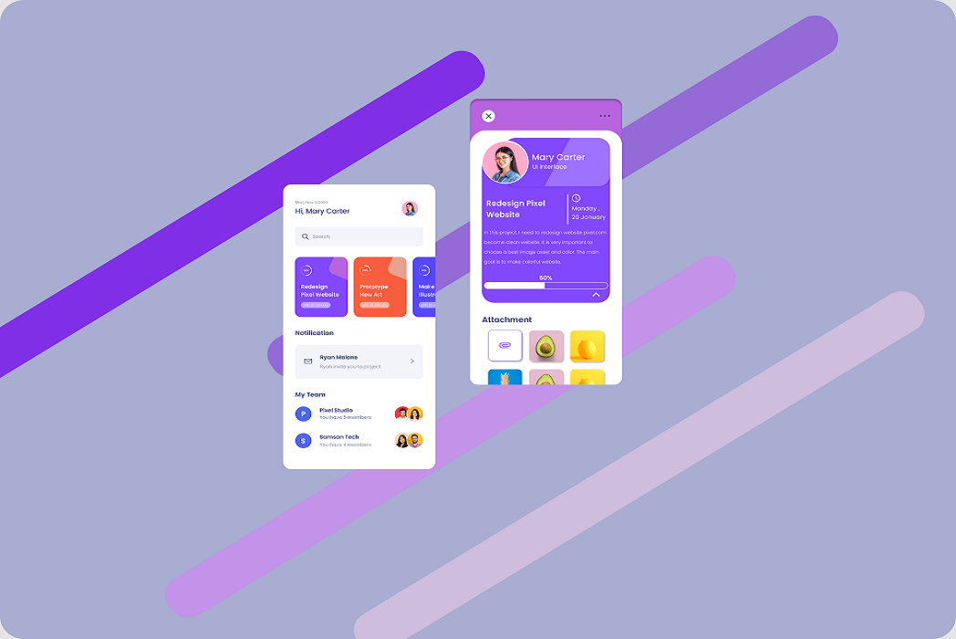 Hasil karya UX Gestalt Practice belajar di BuildWithAngga