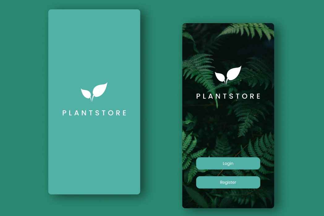 Hasil karya projek Plantstore belajar design dan code di BuildWithAngga