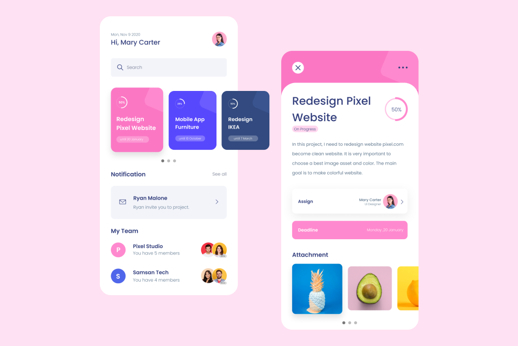 Hasil karya UX Gestalt Design belajar di BuildWithAngga