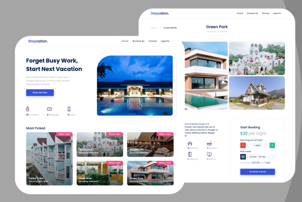 Hasil karya Staycation2020 di BuildWithAngga