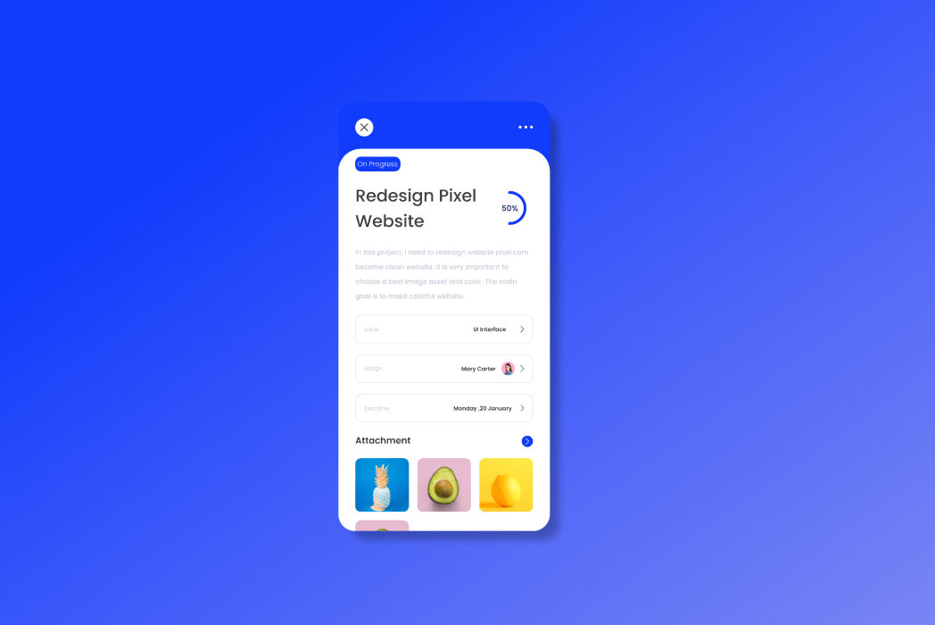 Hasil karya Latihan tugas design UI/UX Gestalt. di BuildWithAngga