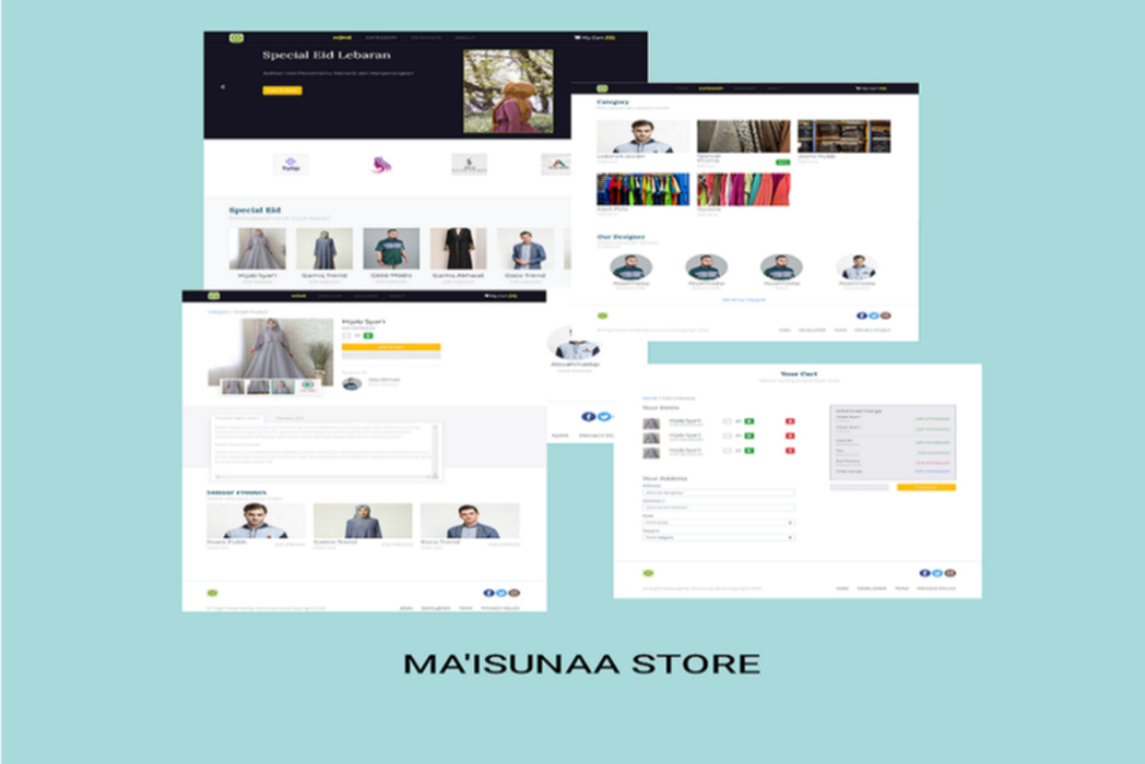 Hasil karya Maisunaa Store di BuildWithAngga
