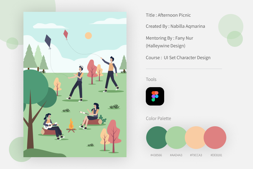 Hasil karya Afternoon Picnic di BuildWithAngga
