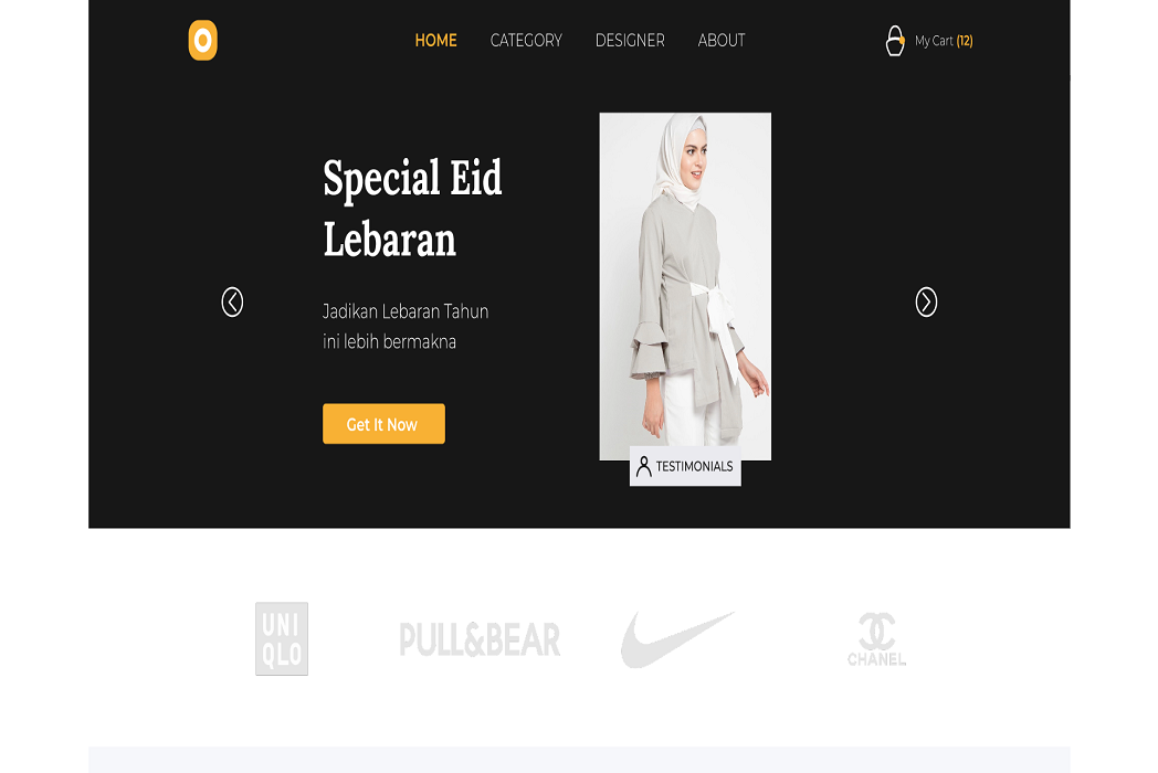 Hasil karya Hefa Online Store di BuildWithAngga