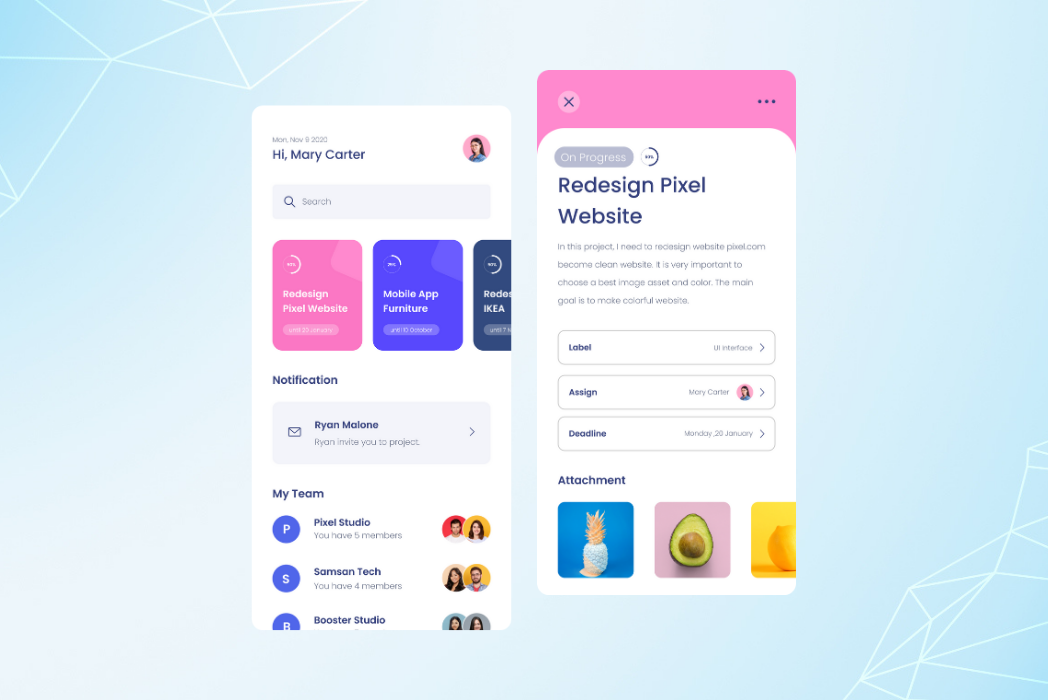 Hasil karya Redesign with UX Gestalt Principle belajar di BuildWithAngga