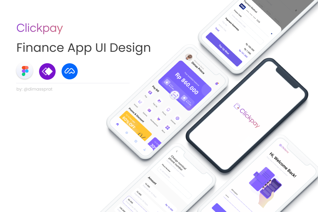 Hasil karya UI/UX Design belajar di BuildWithAngga