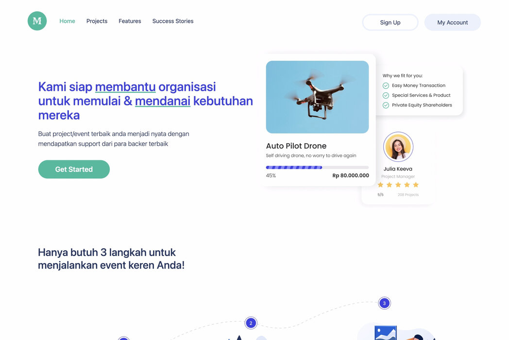 Hasil karya Moyu di BuildWithAngga