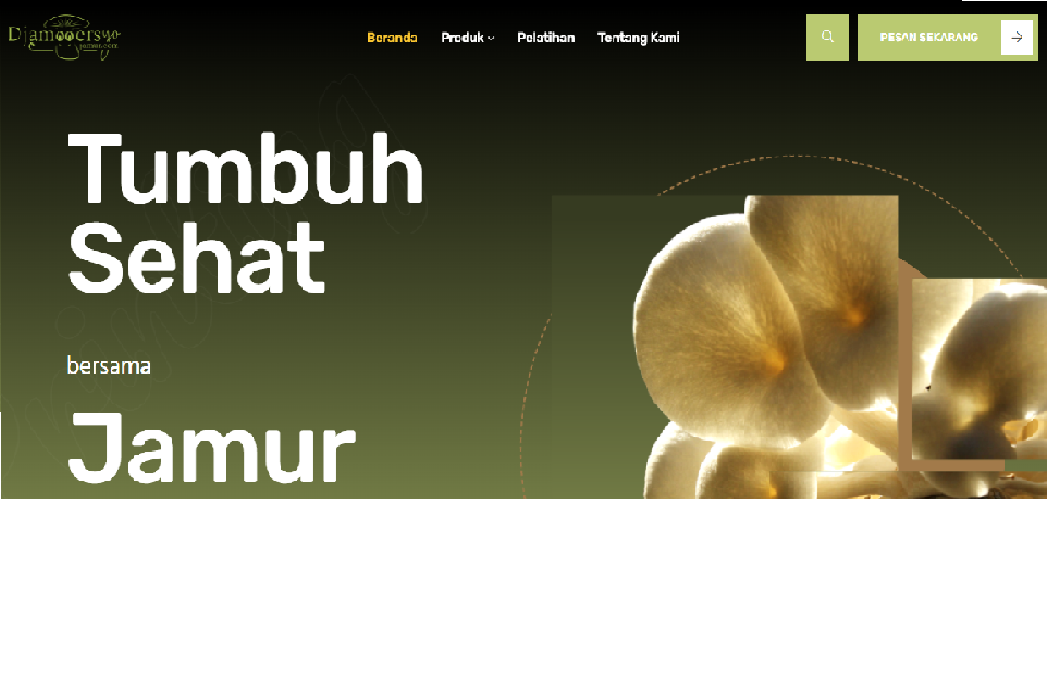 Hasil karya E-commerce Jamur di BuildWithAngga