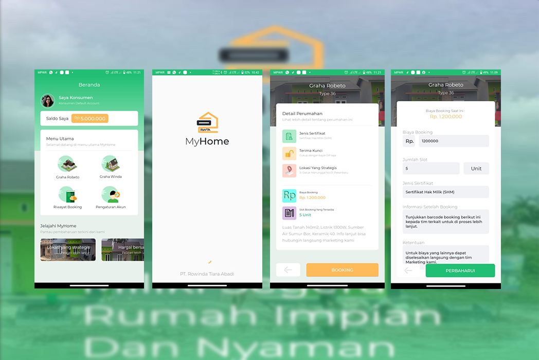 Hasil karya MyHome di BuildWithAngga