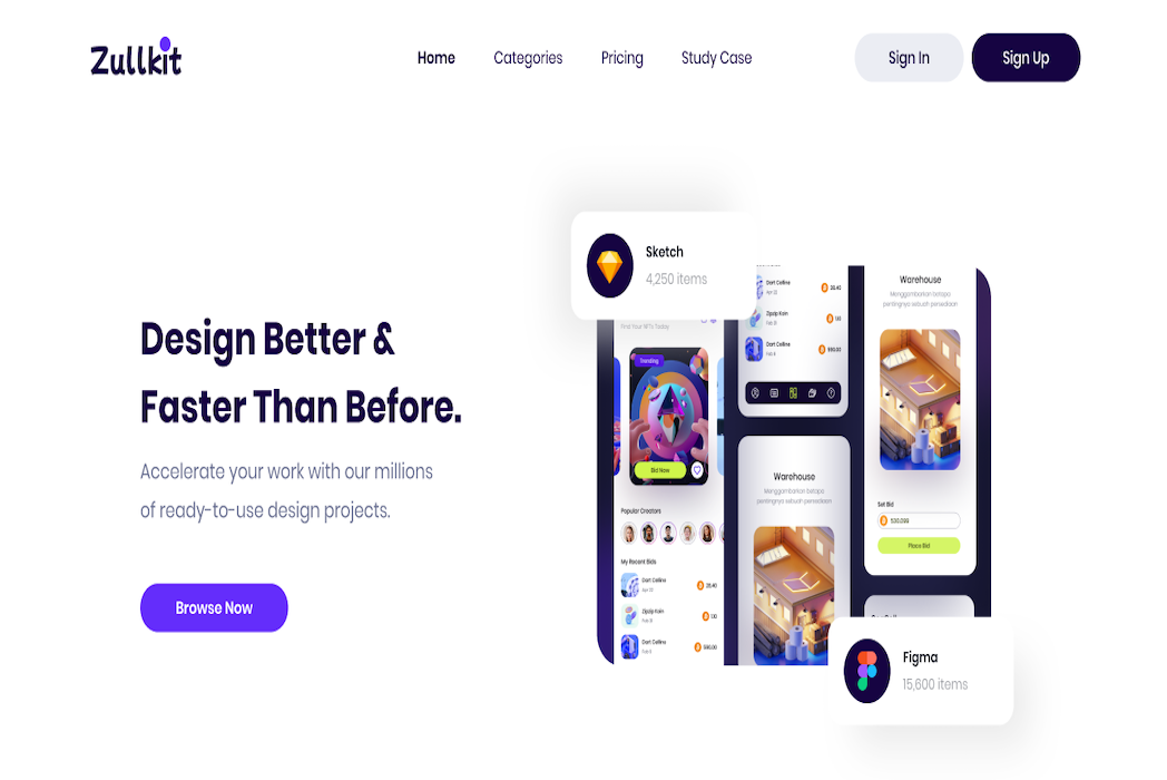 Hasil karya zullkit di BuildWithAngga