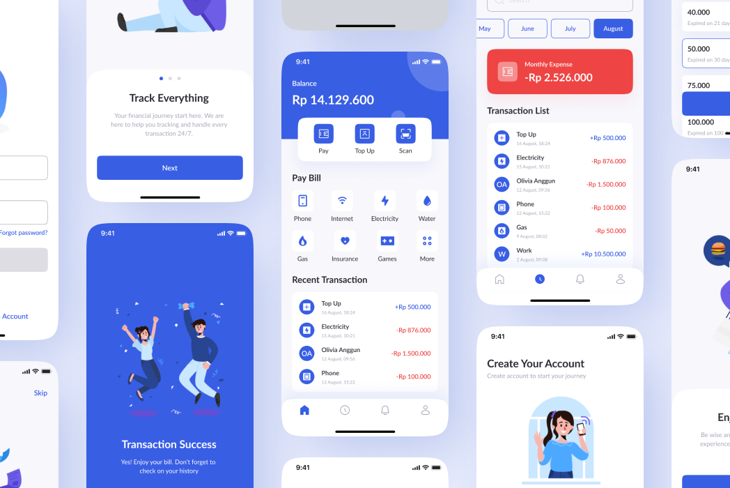 Hasil karya Mony App belajar di BuildWithAngga