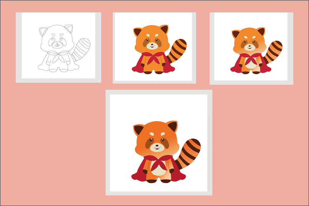 Hasil karya Made Mascout Illustration with Figma di BuildWithAngga